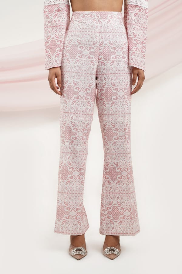 Lady Like Pants- Pink Lace — Chöjé
