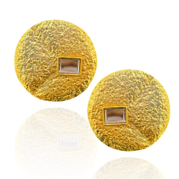 Mirror Crater Studs — Aditi Bhatt