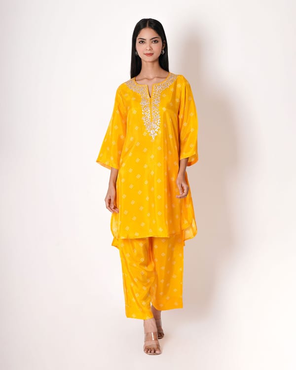 Amber Yellow — Kameez