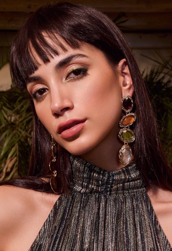 Foya Stone Earrings — Amossh