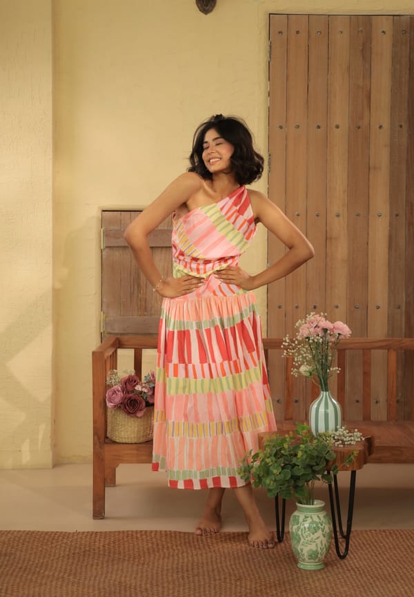Havana One Shoulder Dress — BEYOND TARA