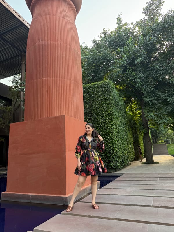 Jardin Dress In Sol Garden Print — GAIMA LABEL