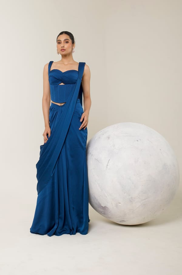Adaa Corset Saree — LIBAS CAFE
