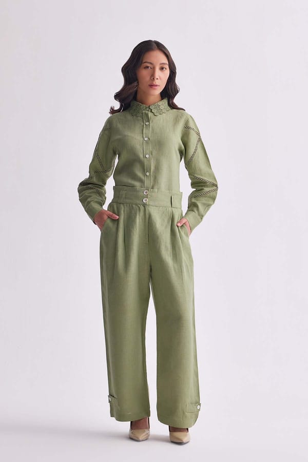 Rishitha Linen Trouser — YELL