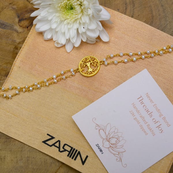 Tree of Life Pearl Lumba Bracelet — Zariin