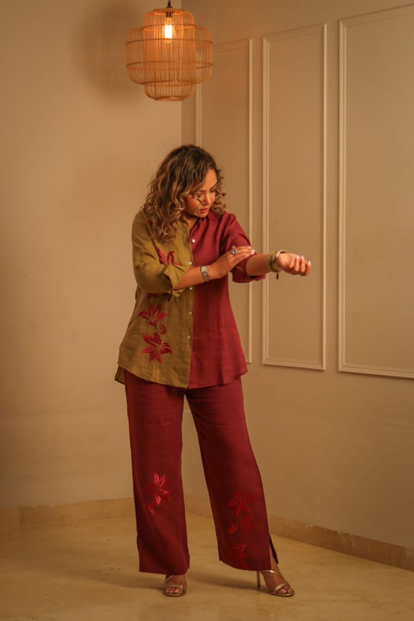 Paloma linen coord set — HEADSTRONG