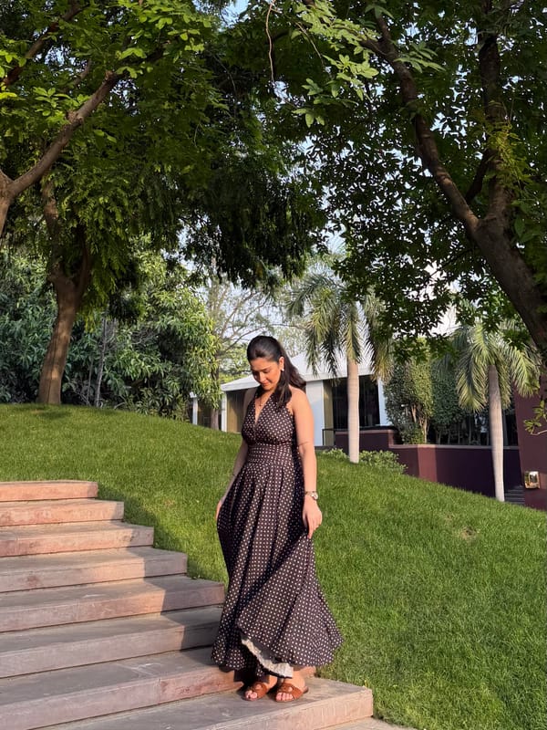 Selvara Dress In Perla Print — GAIMA LABEL