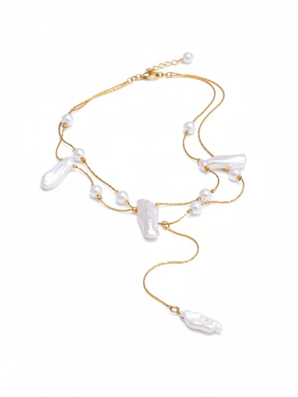 Natural Baroque Pearl Pendant Necklace — Cao Jewellery