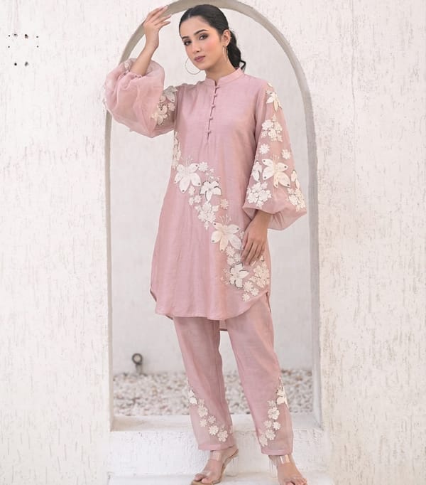 Fleur Noir Tunic Set — RUCHIKA MALLIKA LABEL