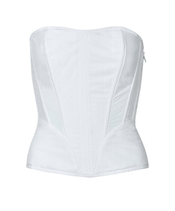 Pearl White Corset — TOIR