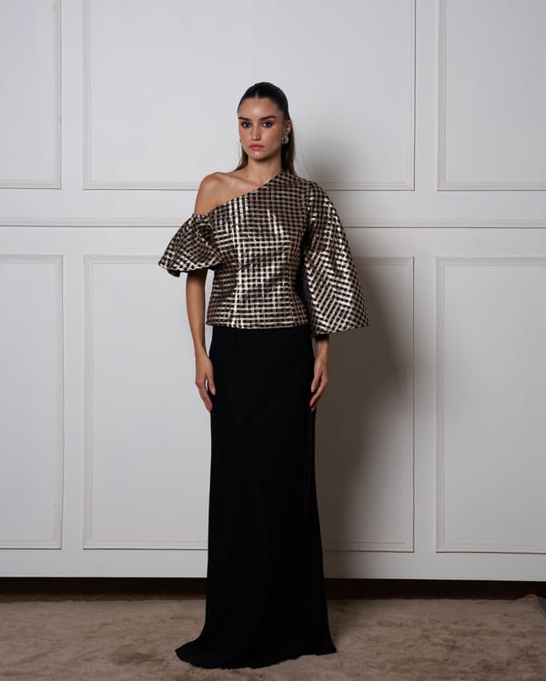Aabha Chanderi Top — Weaving Cult