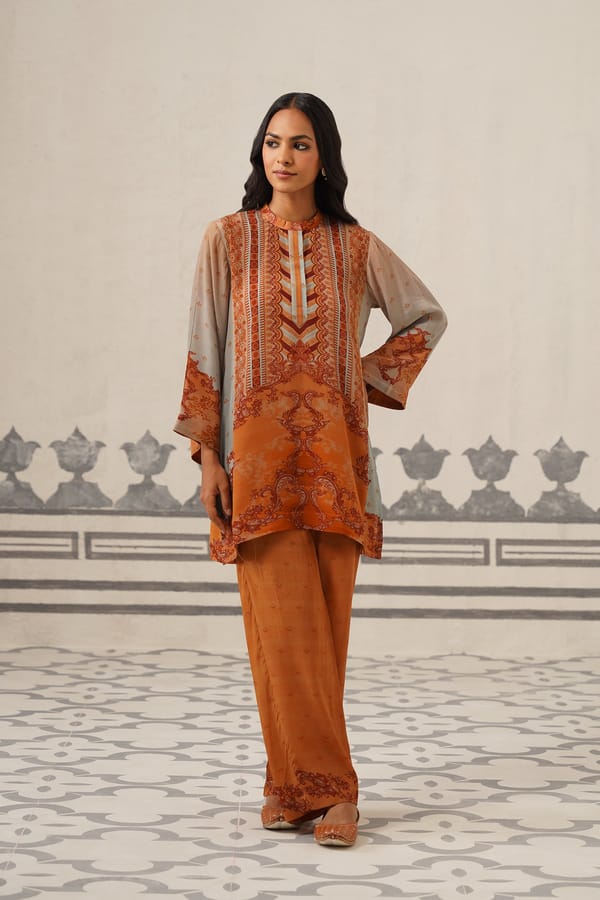 Tarini Crepe Printed Matching Set — NEETIKA CHOPRA