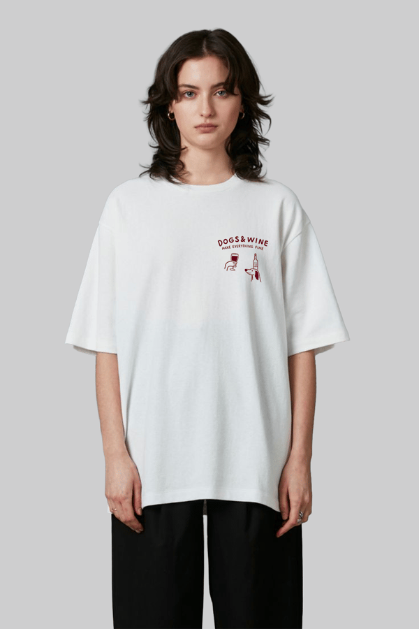 Dogs & Wine Oversized T-Shirt — Botnia
