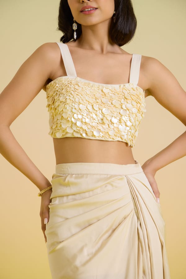 Ivory Shell Bustier — HOUSE OF HEATHER
