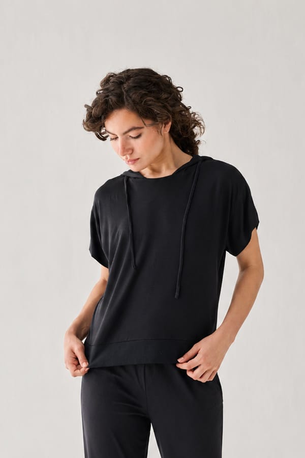 The Short Sleeve Modal Hoodie — REISTOR