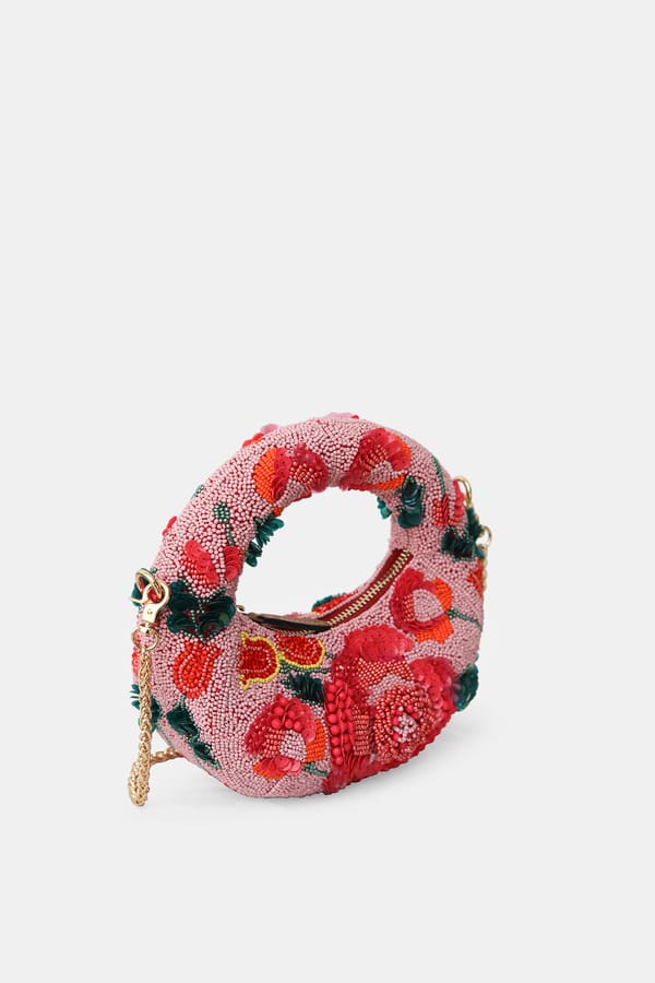 Petal Crown Mini Beaded Bag — Versuhz India