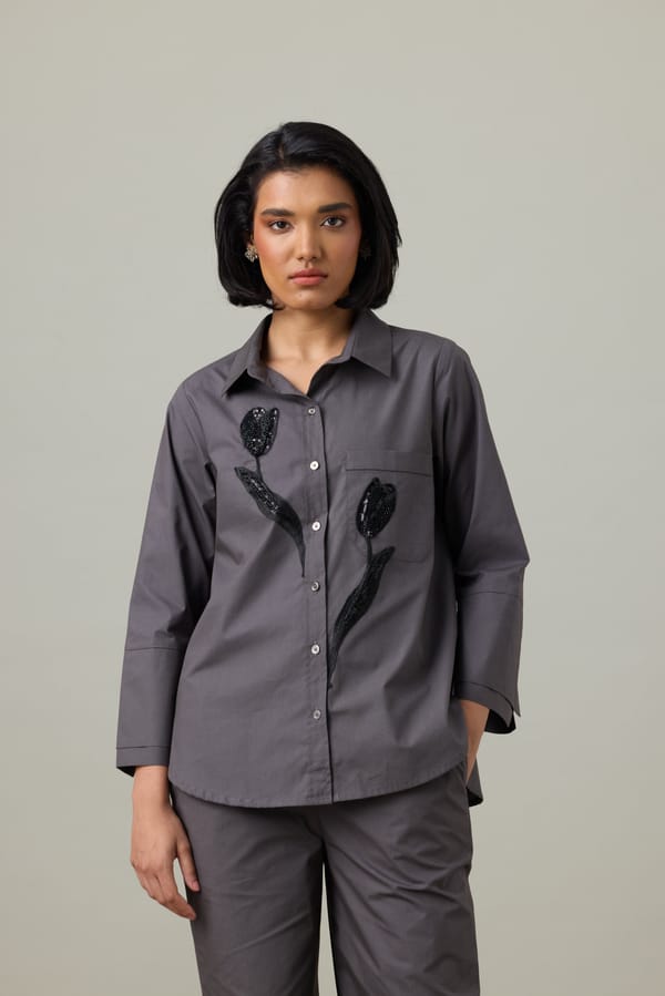 Simone Applique Shirt — 63East