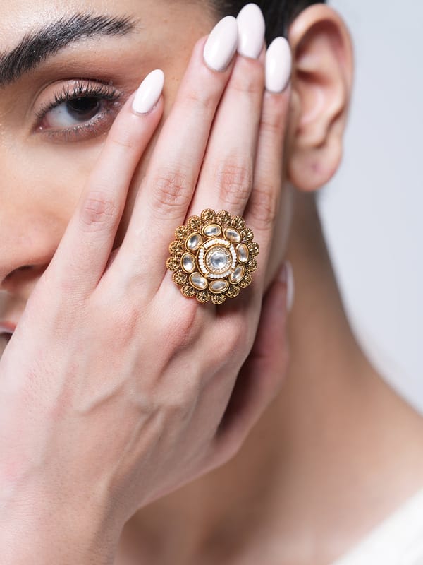 Gold Polish Antique Ring — Cao Jewellery