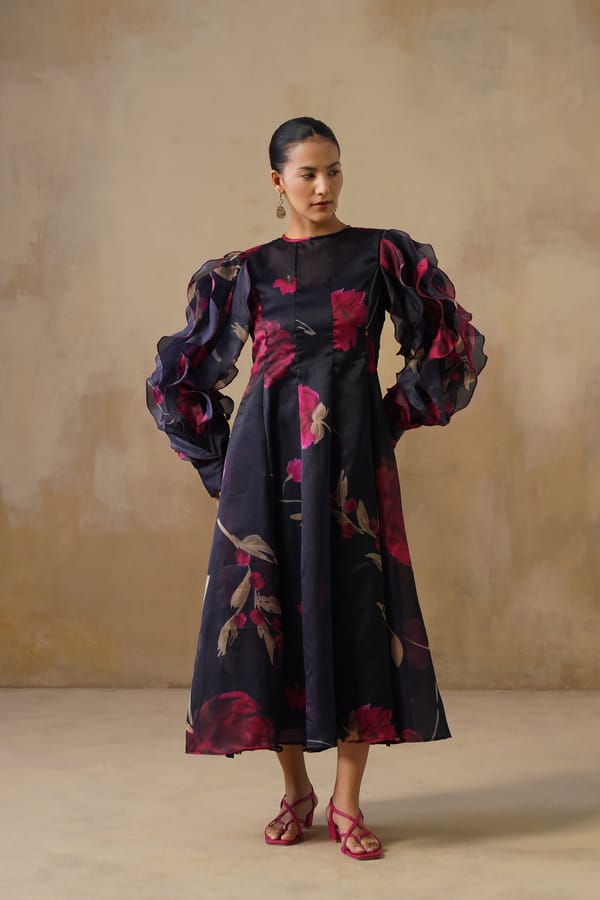 Velour Flora Dress — IERA