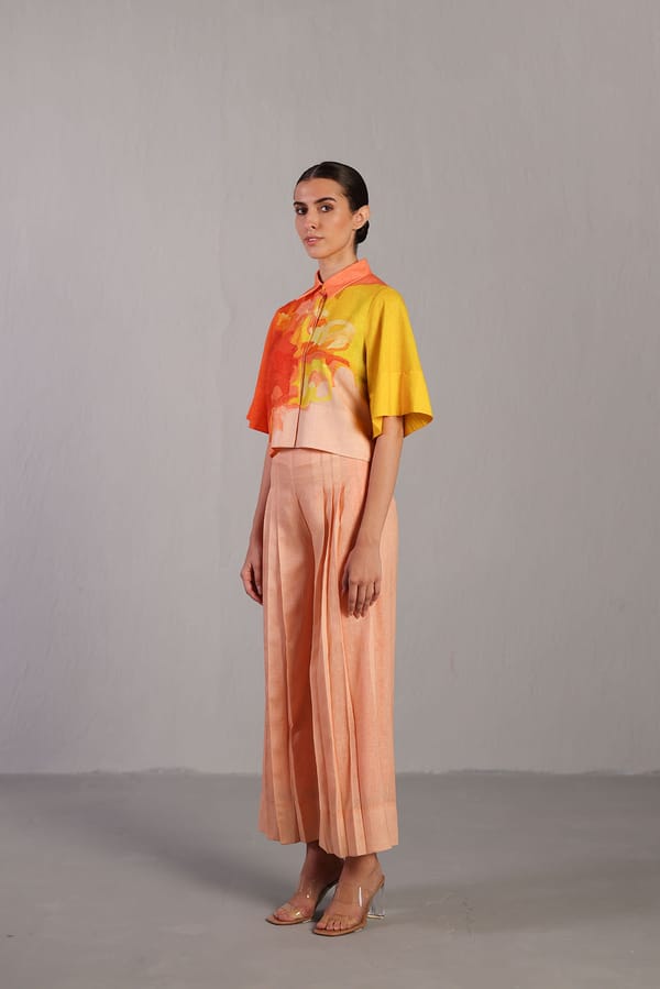 Diffuse Orange & Yellow Co-Ord Set — CLOS