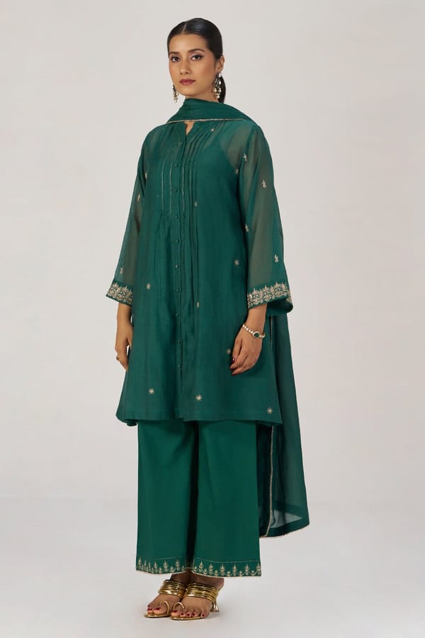 Eden Green Festive Kurta Set — Ganga Fashions Pvt Ltd