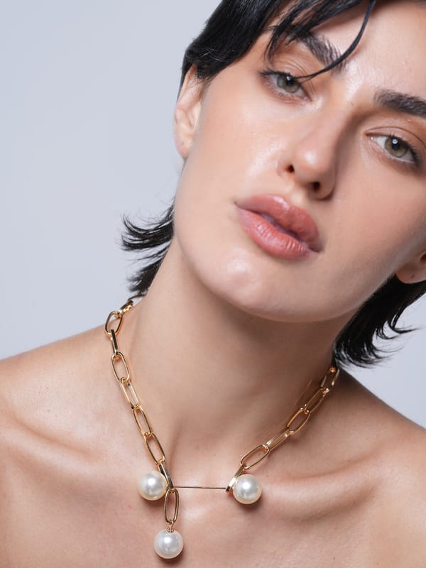 Water Droplet Pearl Necklace — Cao Jewellery
