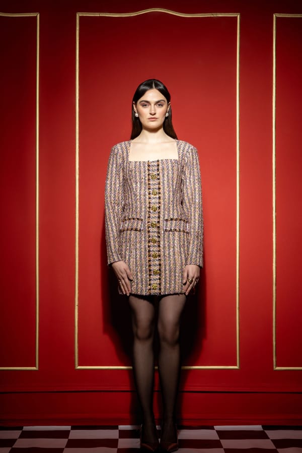 Confetti Tweed Dress — KAYJAY BY KRITIKA JAIN