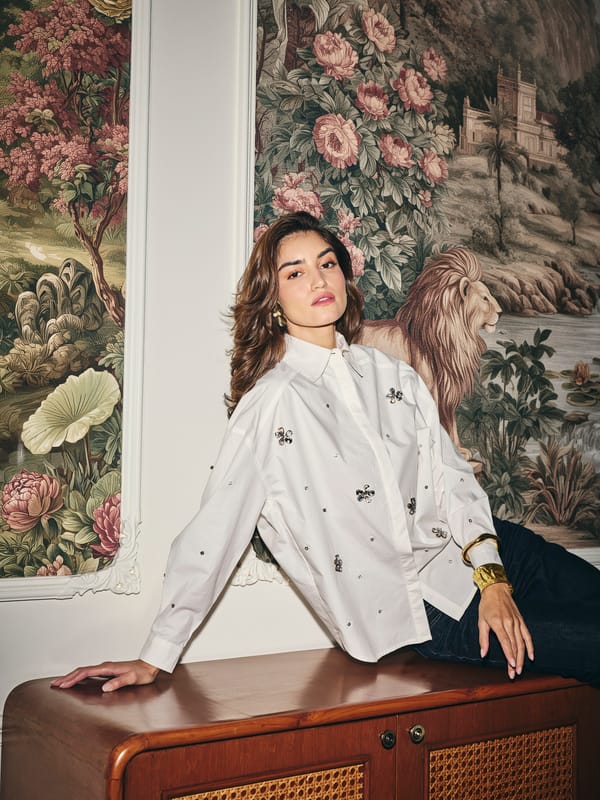 Kira Motif Shirt — Style Island