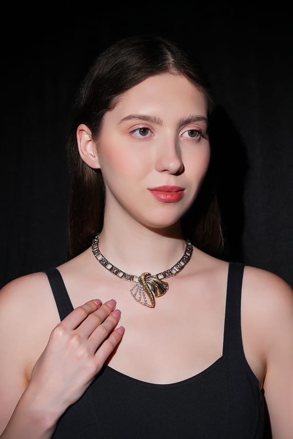Knife Edge Neckpiece — GAURISH BESPOKE JEWELLERY