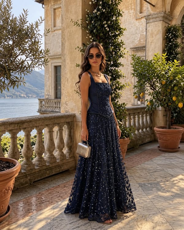 Embellished Corset Gown — Sibel Aydin