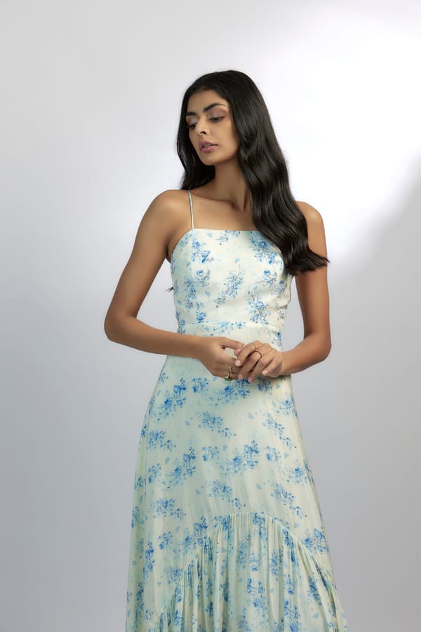 Ava Ruffle Dress — EWOKE STUDIO
