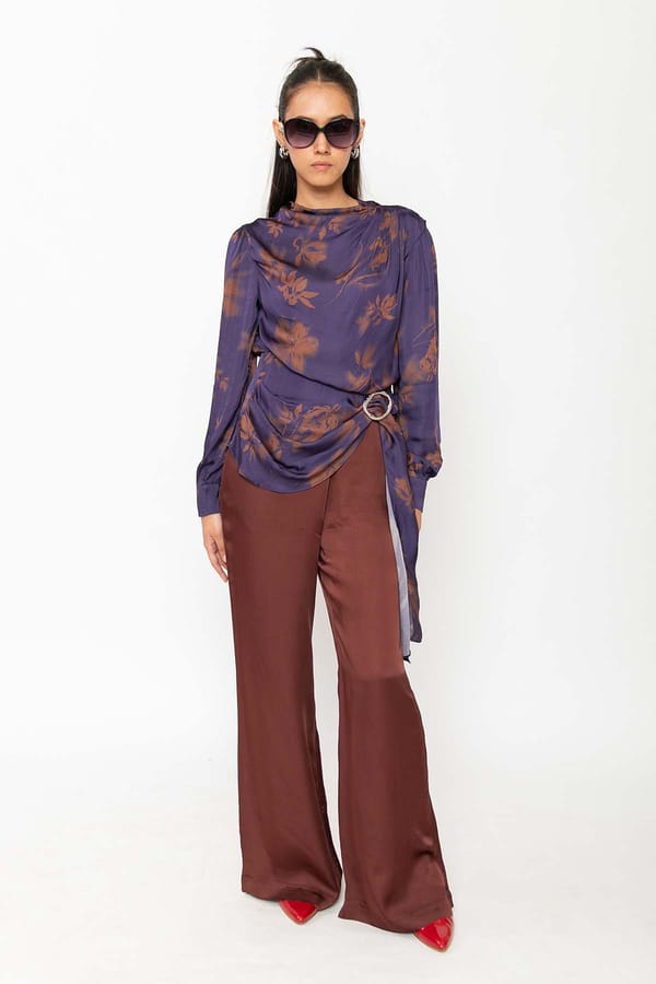 Creme Brulee Top Purple — Contemponari