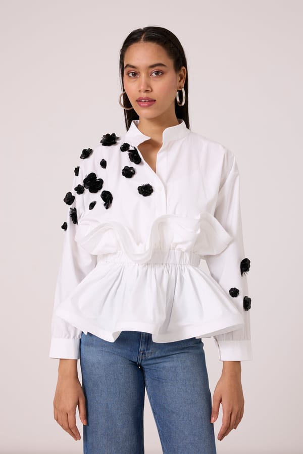 Alexa Applique Shirt — 63East