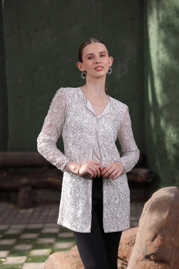 Ivory Lace Cape — EDITION II