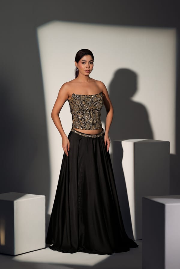 Alizeh Corset Skirt Set — LIBAS CAFE