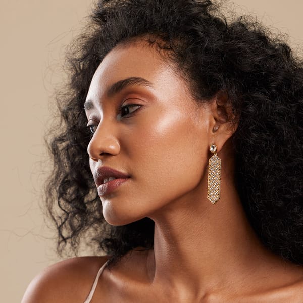 Pakeezah Hexagon Earrings — Aulerth