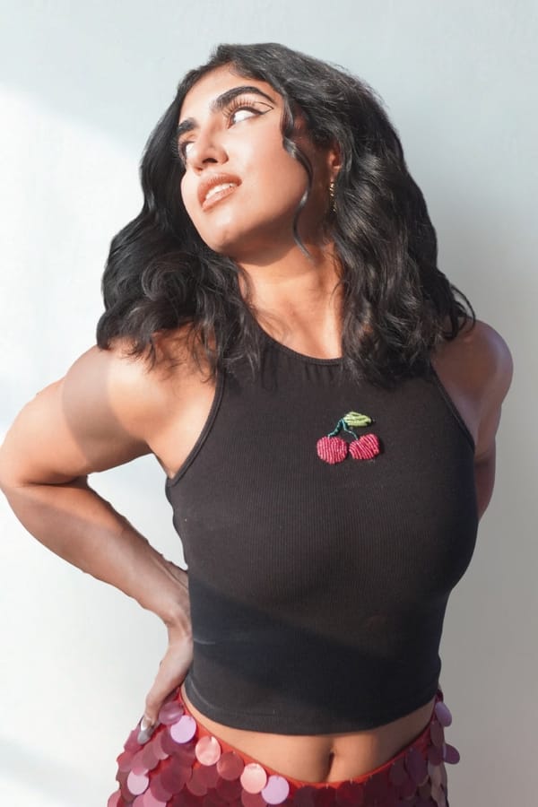 Black Ribbed Racerback Crop Tank Top — Lea Clothing