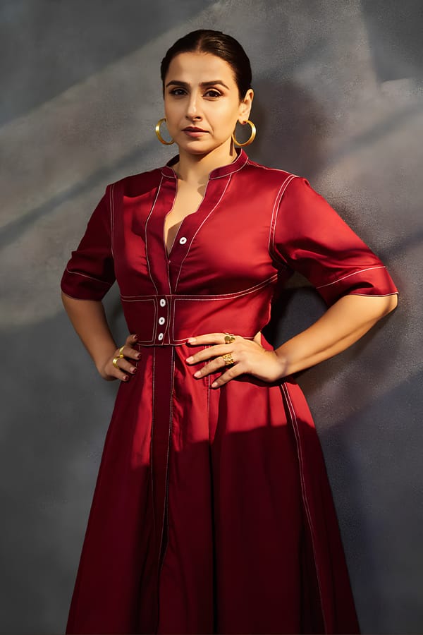 Wine Cotton Poplin Fit and Flare Midi Shirt Dress — NOTEBOOK