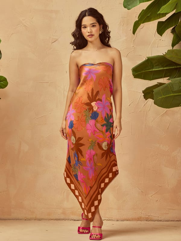 Noor Scarf Tube Dress — GUAPA