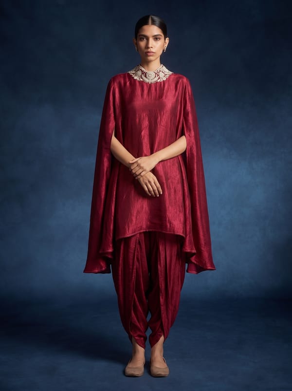 Maroon Merlot Co-ord Set — 107 DEGREE