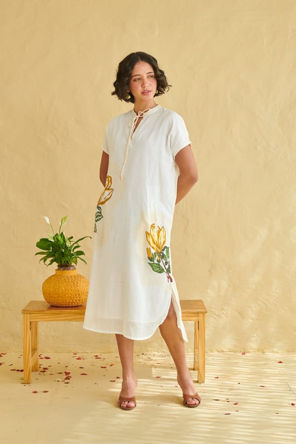 Ines Ivory Straight Dress — Shop Roho