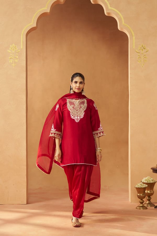 Ashira- Kurta With Salwar Dupatta — Sheetal Batra