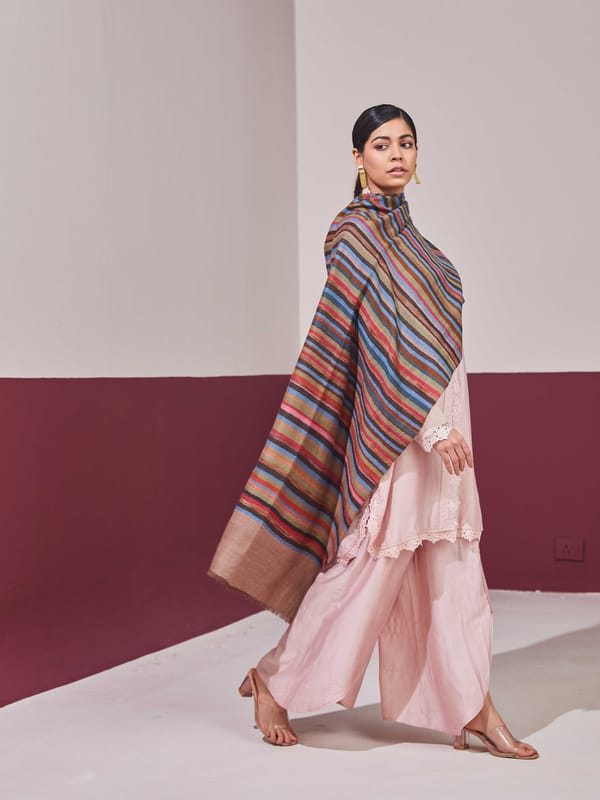 Ekkat Reversible Stole — Shaza