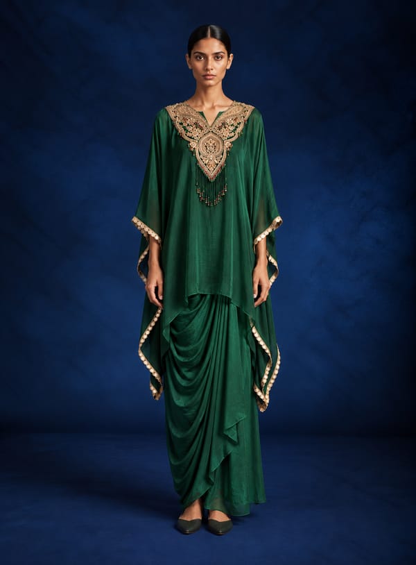 Green Chinnon Emerald Co-ord Set — 107 DEGREE