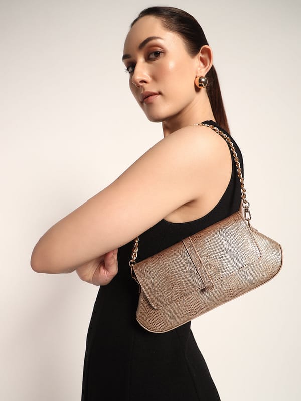 Bella Clutch Sling Gold — The Gusto
