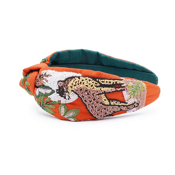 Spotted Stealth Leopard Headband — APT Forever