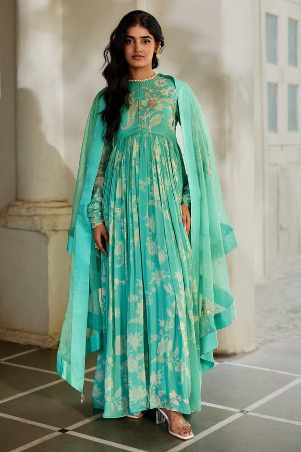 Moa Anarkali Set — Paulmi and Harsh