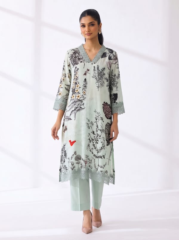 Multicolor Kurta & Pants — Kavita Bhartia