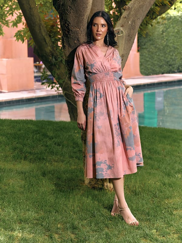 Candy Cloud Cotton Midi Dress — HOUSE OF FETT