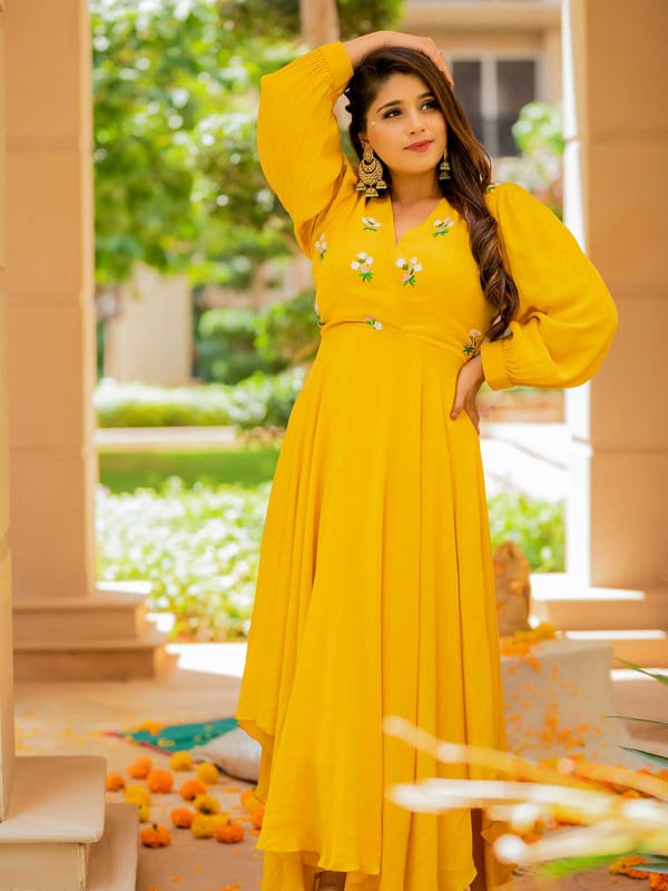 Ewoke Yellow Maxi Dress — EWOKE STUDIO